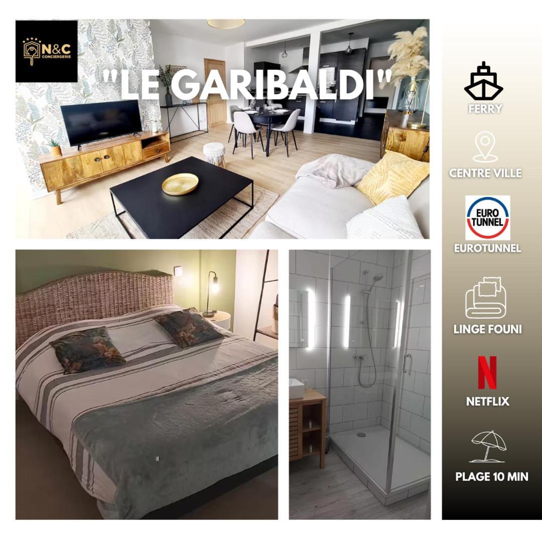 Apartament Garibaldi De Calais Fonctionnelle Nouvelle Renovation Jardin Prive Zewnętrze zdjęcie